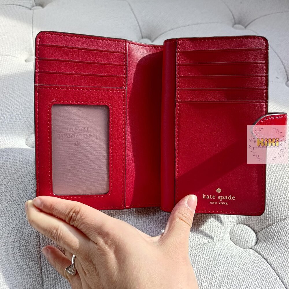 Madison Medium Bifold Wallet red KN227 - Picture 7 of 9